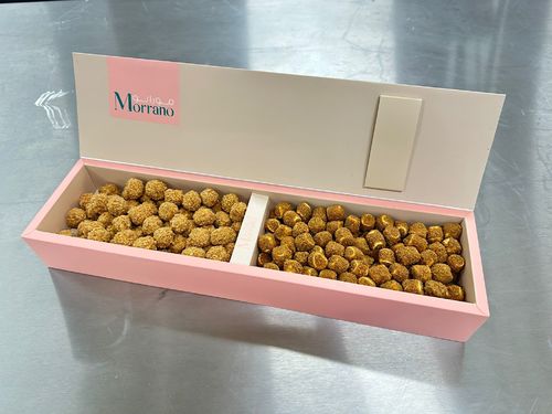 Mellow Pops - Small pieces of coconut, caramel, and crispy lotus Box of 130 pieces