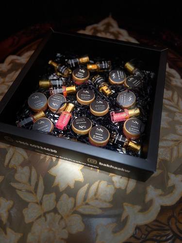 Box Giveaway - Box Contains 12 pieces of mix of (Khamriyat and Mamol) + 12 pieces of mix (Musk)