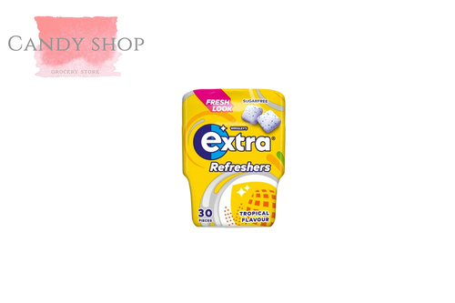 Wrigley's Extra Refreshers Sugar-Free Tropical Flavor Chewing Gum - Wrigley's Extra Refreshers Sugar-Free Tropical Flavor Chewing Gum