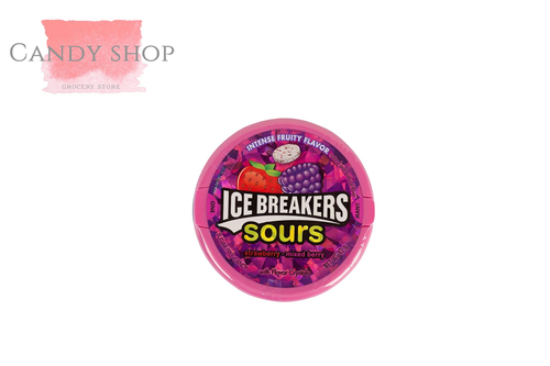 Ice Breakers sours strawberry mixed berry - Ice Breakers sours strawberry mixed berry