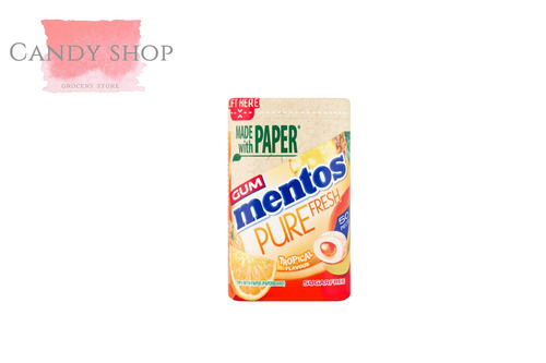 Gum Mentos Intense Tropical Flavour - Gum Mentos Intense Tropical Flavour