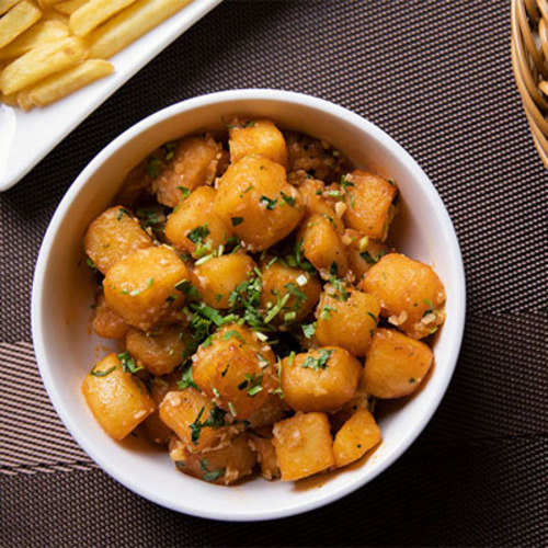 Spicy Potato With Coriander &Garlic