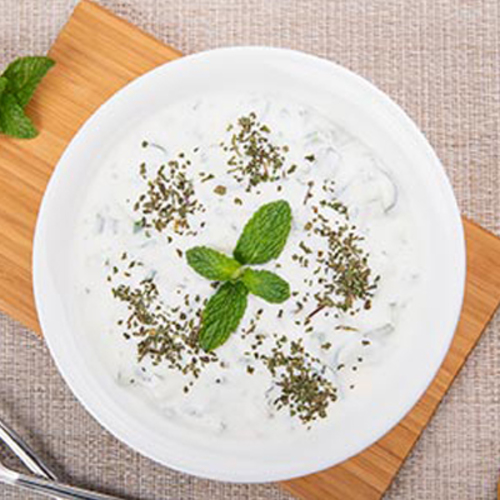 Yogurt With Cucumber Salad