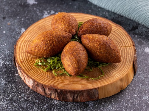 Fried Kebbeh Burgul