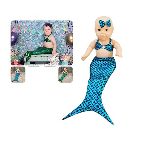 Baby Mermaid Blue