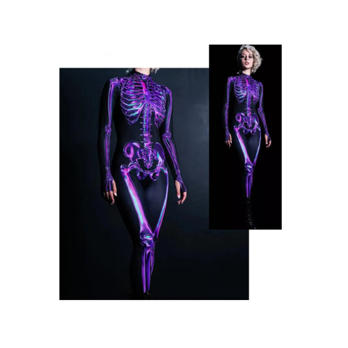 Skeleton Iump Suit Adult