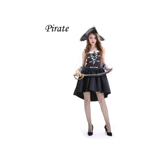 Baby House Costumes  - Black Pirate Girl