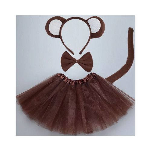 Baby Brown Skirt With Accessories