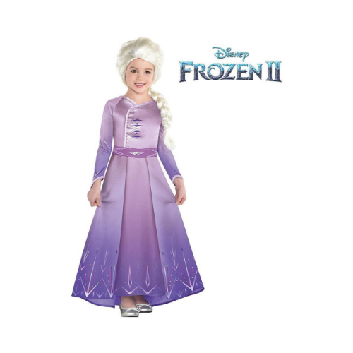 Elsa’s Clothes the New Part Purple Color