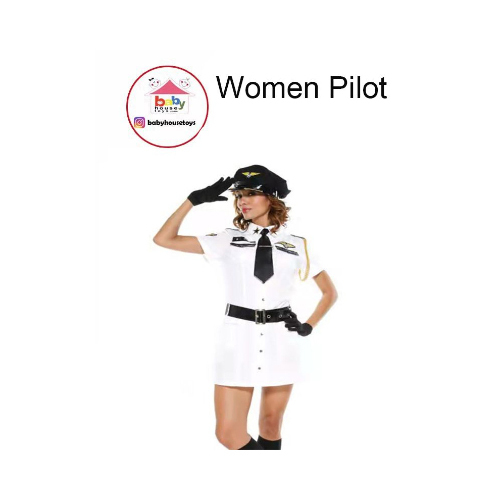 Women Pilot White