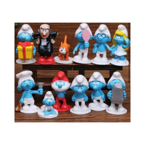 Smurfs Figures 12 Pieces