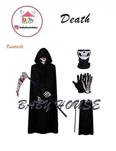 DEATH CAPE - cape, stick, gloves ,mask