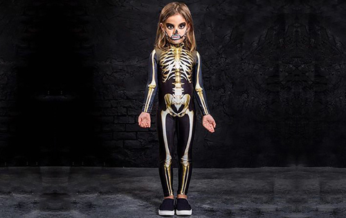 Kids Skeleton Jump Suit