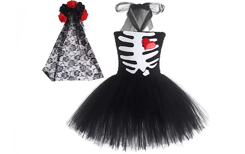 Skeleton Ghost Bride Tutu