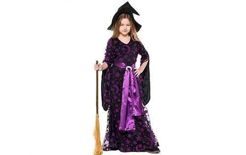 Baby House Costumes  - Purple Star and Moon Witch