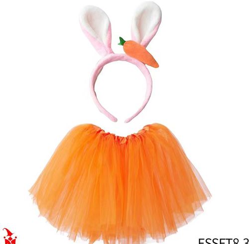 Rabbit Skirt With Crown