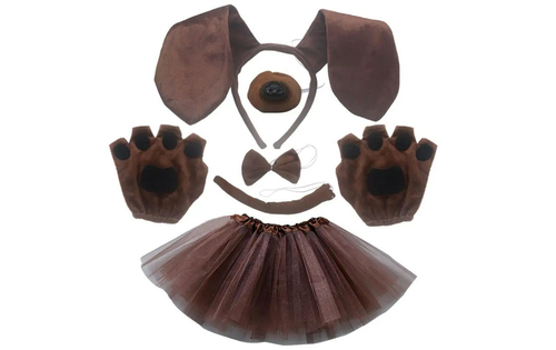 Brown Dog Skirt