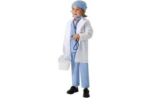 Baby House Costumes  - Doctor New - included -hat -mask -stethoscope -white coat -shirt -pants