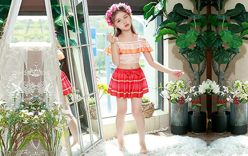 Baby House Costumes  - Swimsuit (orange)