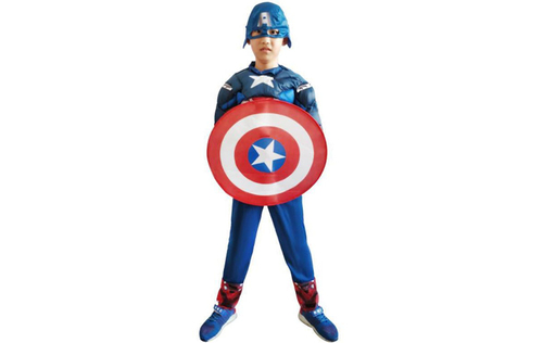 Captain America with a Shield