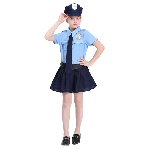 Baby House Costumes  - Police Baby - includes hat dress tie belt handcuff whistle