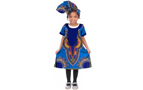 African Girl Blue6