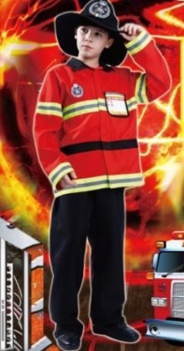 Fire Man Adult - includes jacket hat trousers