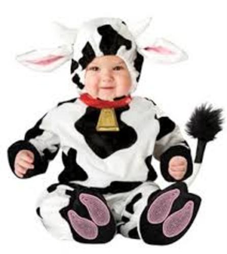 Baby House Costumes  - Cute Cow Baby1