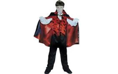 Vampire Man - includes shirt cape
 pants teeth