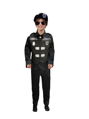 Police Man12 - includes hat jacket pants vest accessory