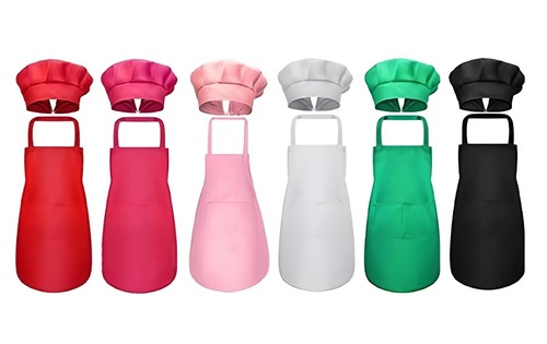 Baby House Costumes  - Chef Apron - please choose the color  black red white green pink dark pink