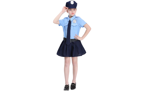 Police Girl1 - includes hat dress tie belt handcuff whistle gun