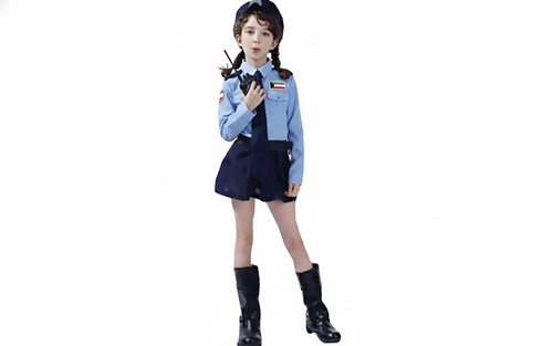 Police Girl2 - includes hat dress tie belt handcuff whistle gun