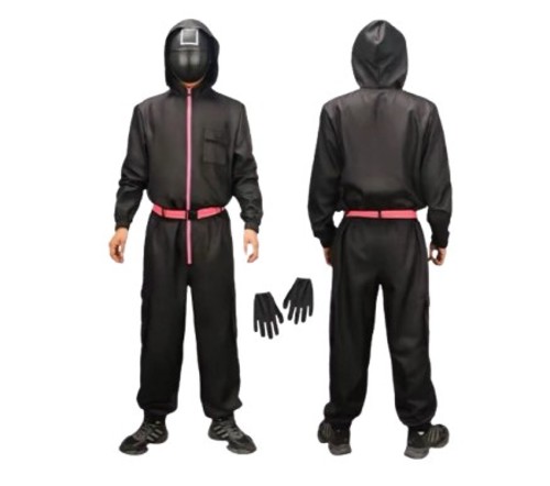 Black Squid Game - you can choose the shape of the mask triangle square circle
please write in the description box-