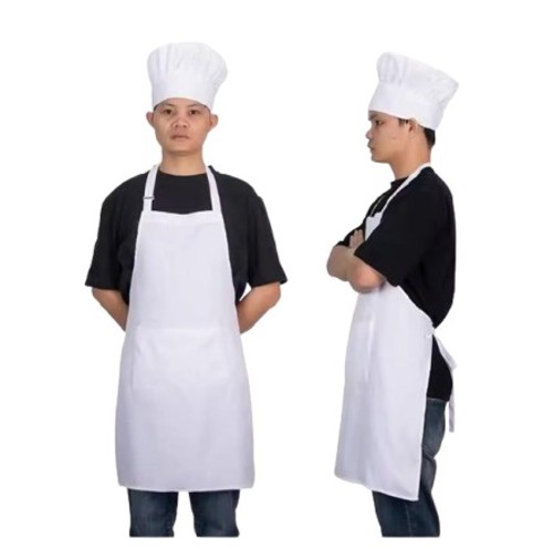 White Apron - apron
hat