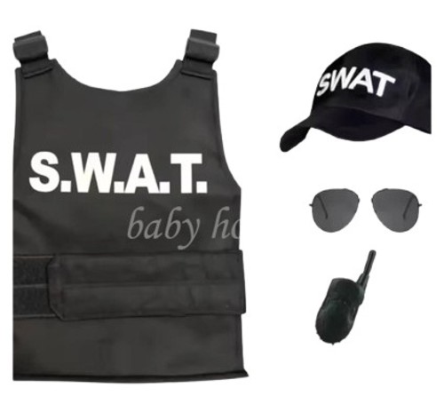 S.W.A.T Vast - includes
hat
glasses
vest