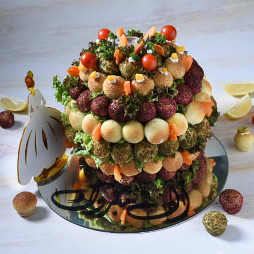 Fatayer Ball - 100 pieces of flavored cheese fatayer / sumac - thyme - Radha - turmeric