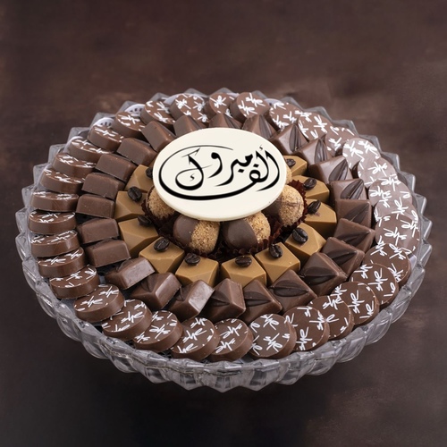 chocolate she - ٨٠٠ جرام ٨٥ حبه شوكليت بلجيكي بحشوه الكراميل كرسبي نوتيلا كينز زعفران كوفي