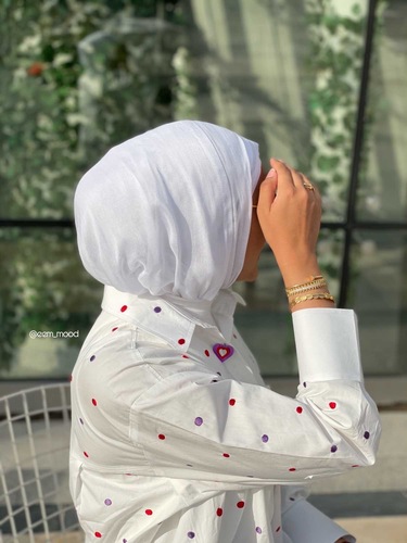 Shal hijab … white