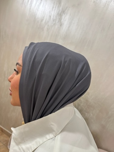 A_scarfs - Gray Shougi Hijab