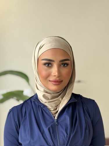 LIGHT BEIGE SHOUGI HIJAB