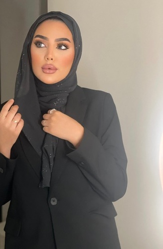 GRAY ABAYA HIJAB