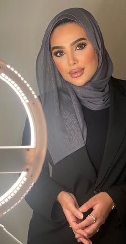 GRAY ABAYA HIJAB