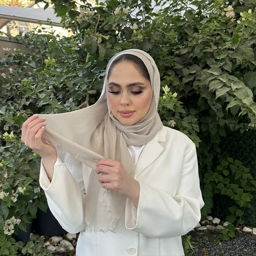 BEIGE SHAWL KRESHA