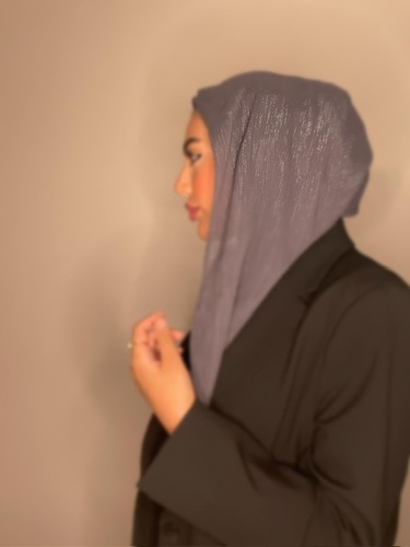 GRAY ABAYA HIJAB