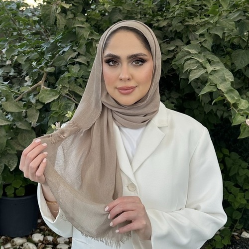 DARK BEIGE SHAWL KRESHA