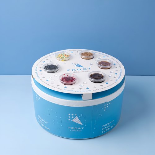 Frost Box -10 Piccolo Cups With Toppings