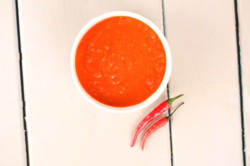 Small Spicy Sauce - Small spicy tomato sauce.