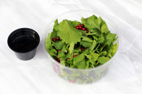 Roca Salad - Roka leaves with pomegranate molasses.