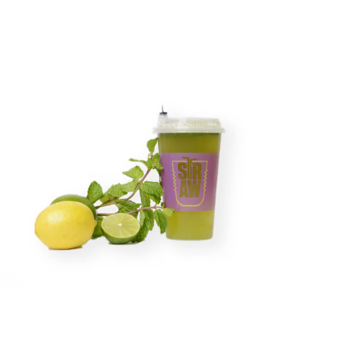 Lemon With Mint - Refreshing lemon juice with mint leaves.